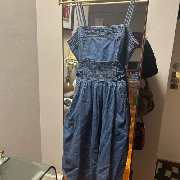 Vintage Dresses & Skirts - Vintage Denim Minidress